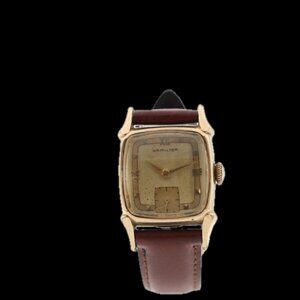 Vintage 23mm Hamilton Fancy Men's Mechanical Wristwatch 770 USA 10k Gold Filled